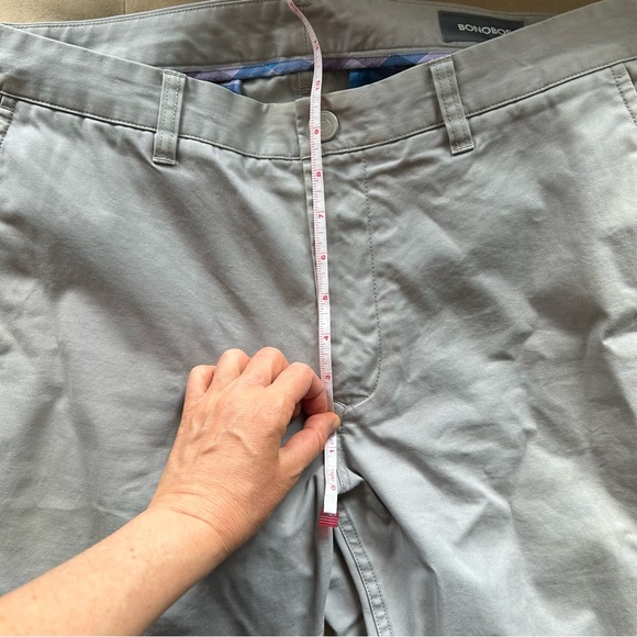 Bonobos Men's 34 X 34 Straight Leg Gray Grey Pants - Picture 6 of 7